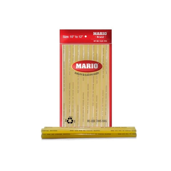 Mario Yellow Glue Stick for Furniture Industries - Hot Melt Premium Range - Strong Bonding Glue Stick
