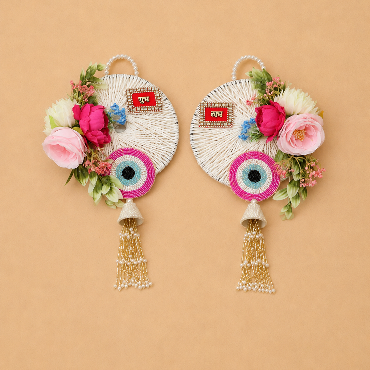 Floral Evil Eye Shubh Labh