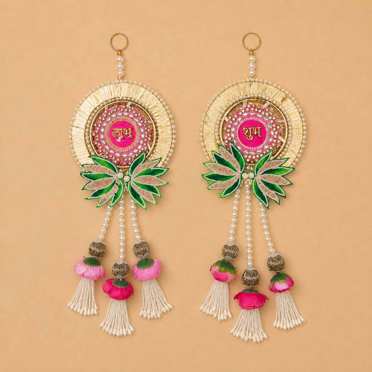 Lotus Shubh Labh With Long hanging