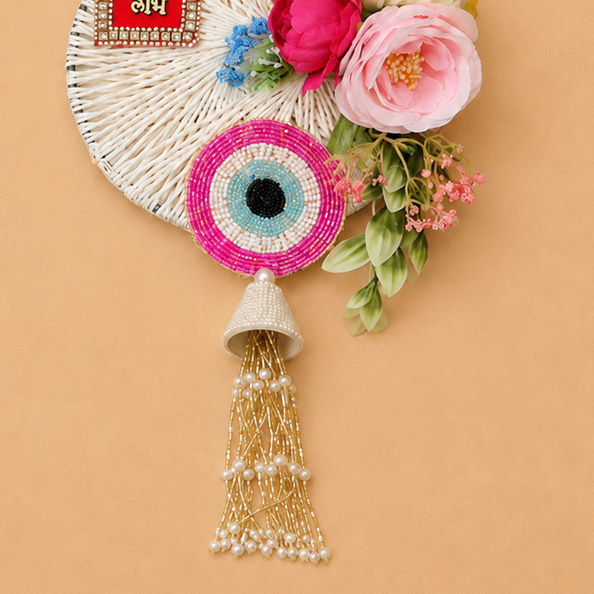 Floral Evil Eye Shubh Labh