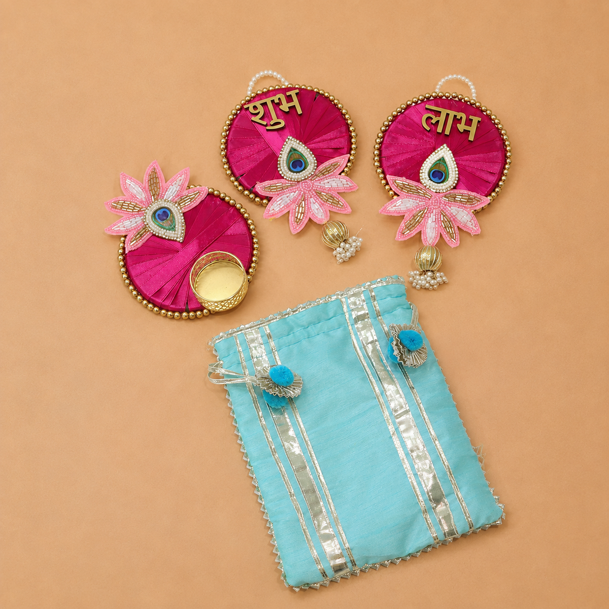 Tea Light Shubh labh With Bag