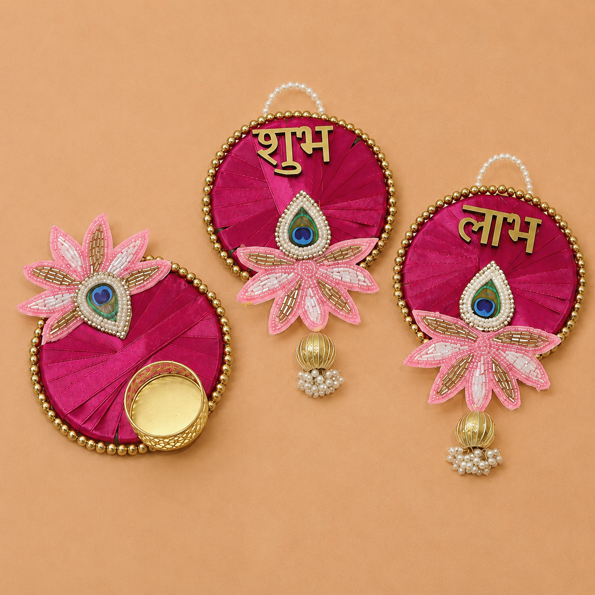 Tea Light Shubh labh With Bag