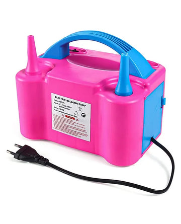 Electric Balloon Pump ,Portable Dual Nozzle Ballon Inflator for Latex Balloons