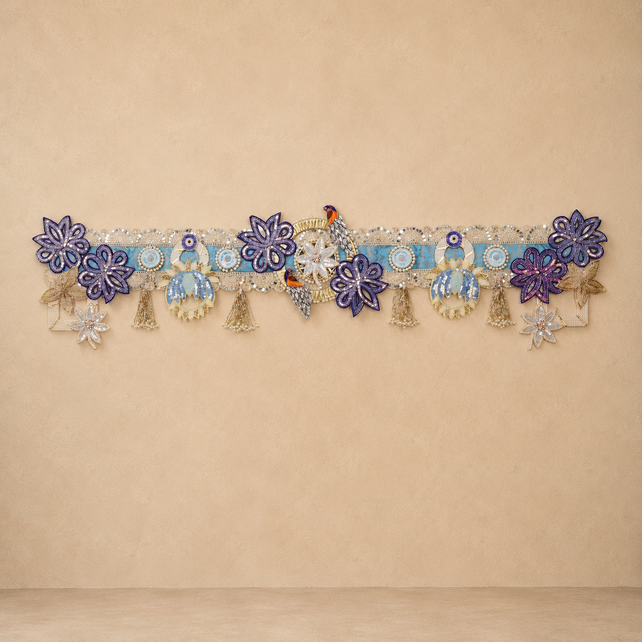 Peacock Toran Elegance of Blue