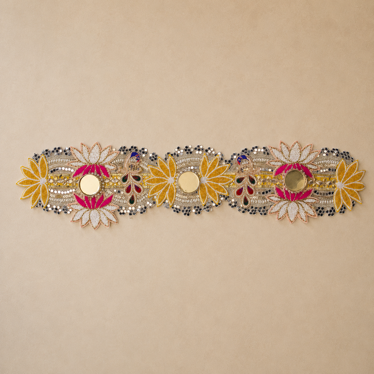 Lotus Patch Table Runner