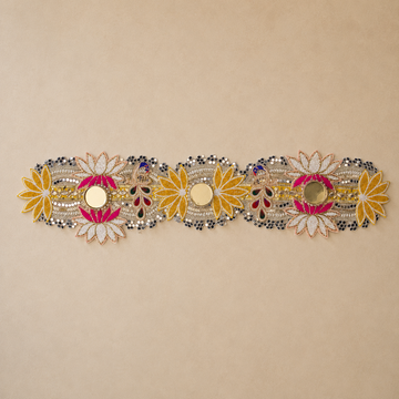 Lotus Patch Table Runner