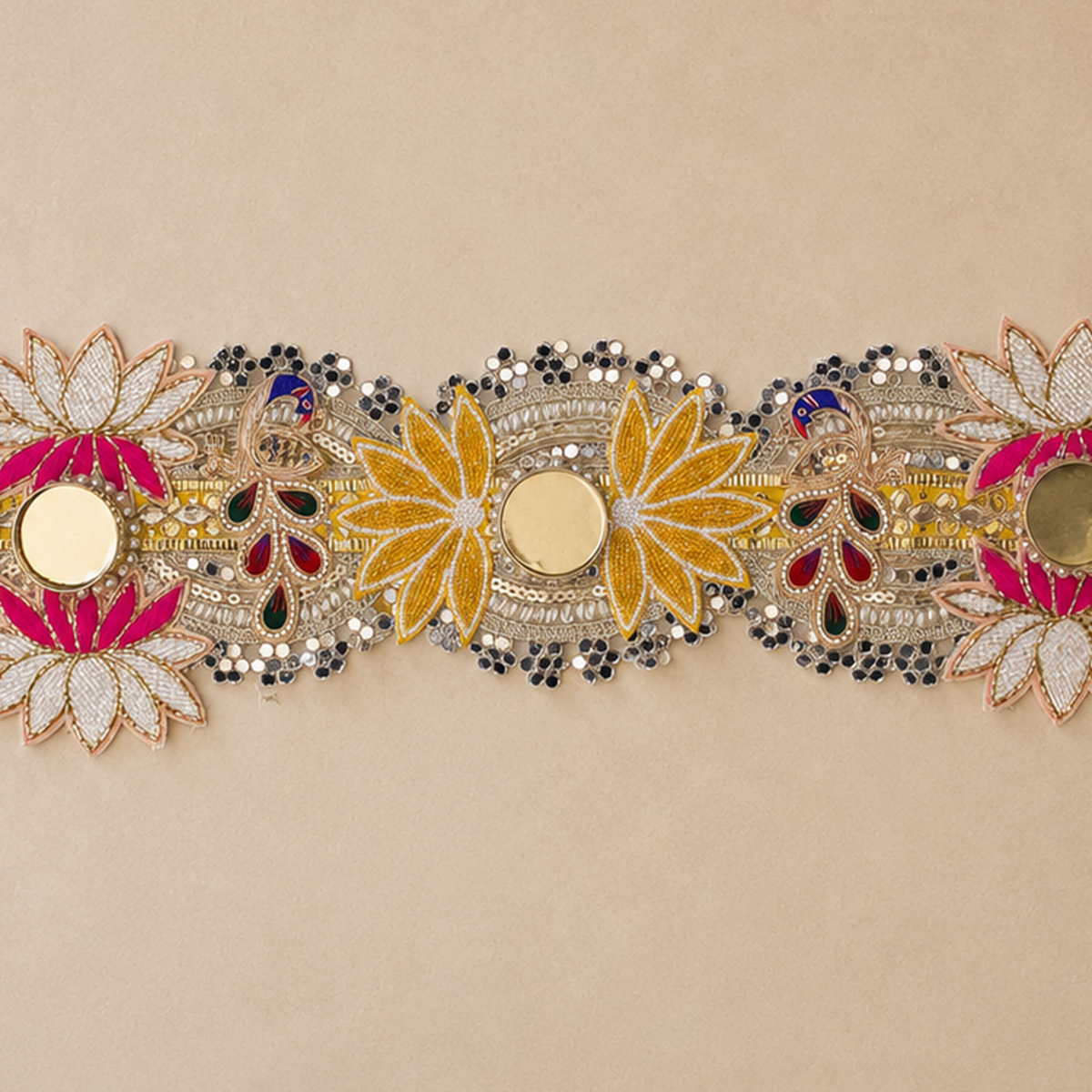 Lotus Patch Table Runner