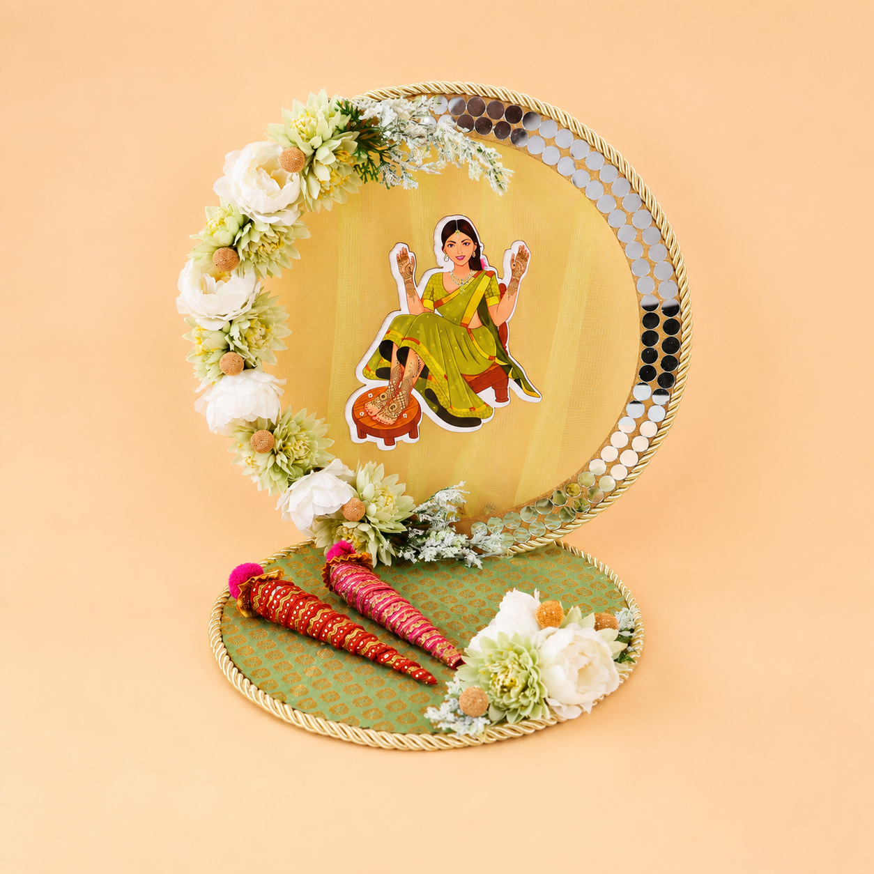 Mehandi platter