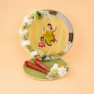 Mehandi platter