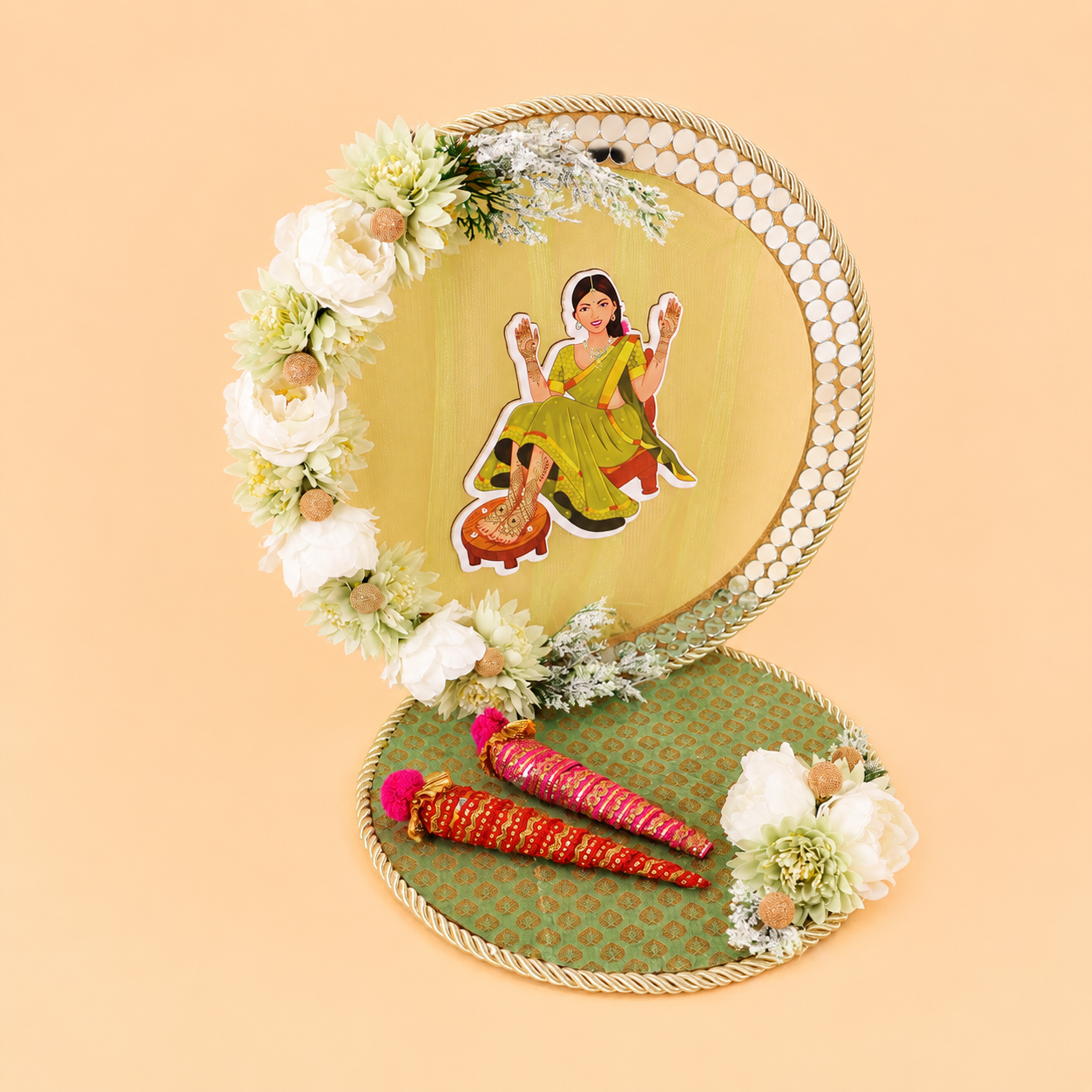Mehandi platter