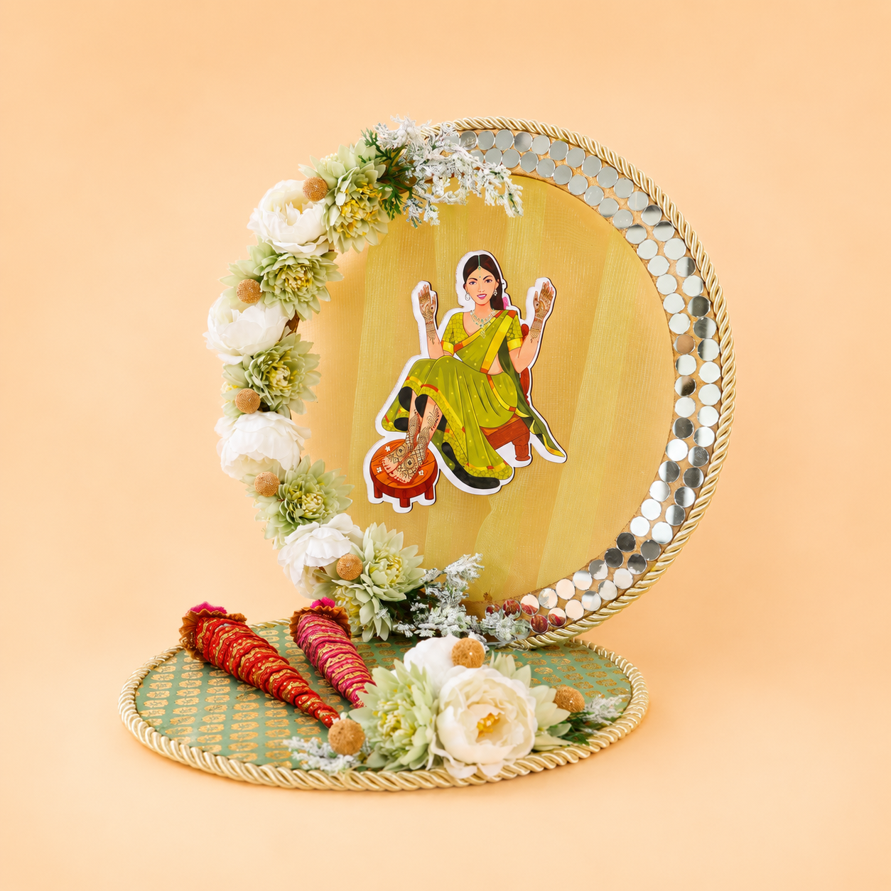 Mehandi platter