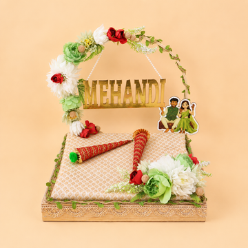 Mehandi platter