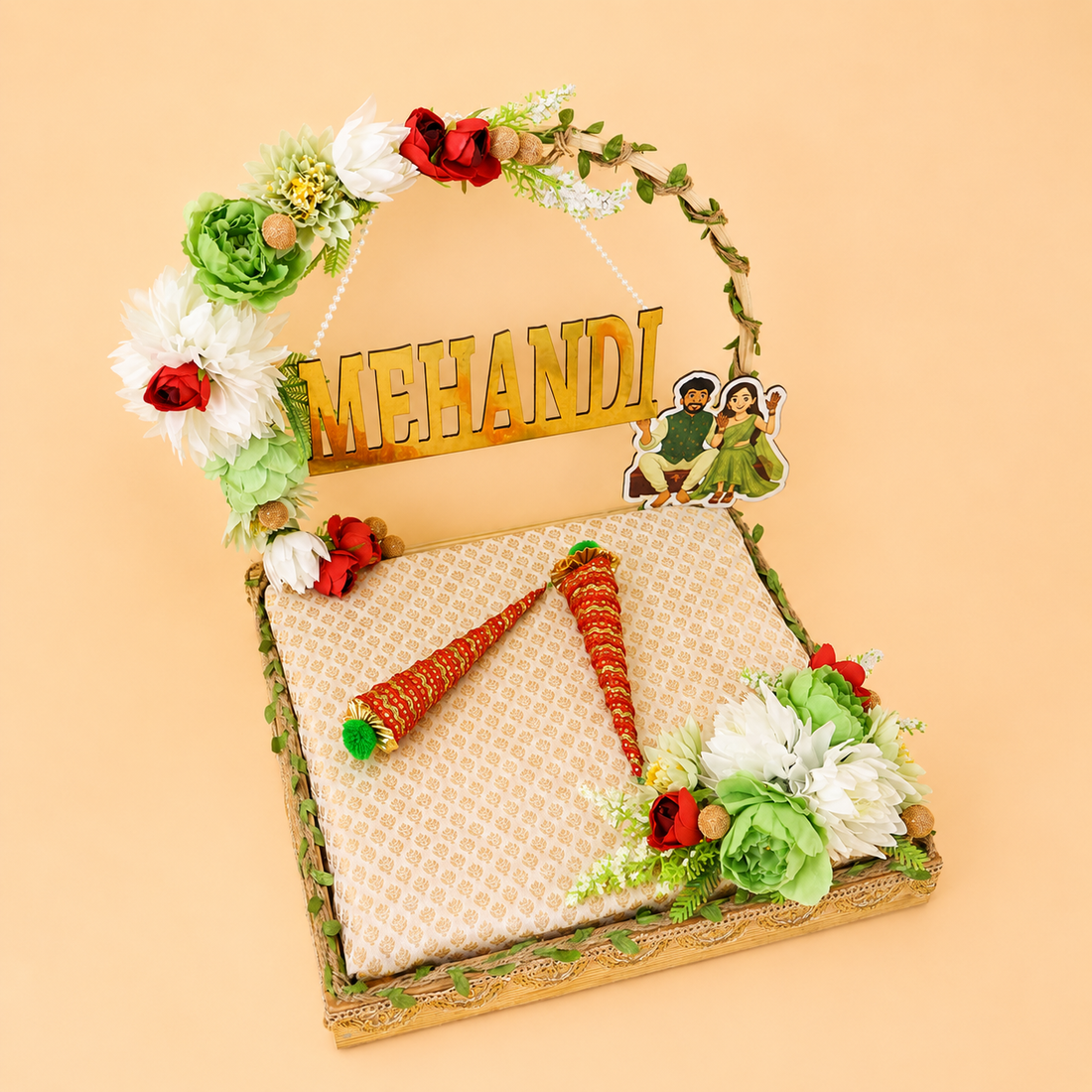 Mehandi platter