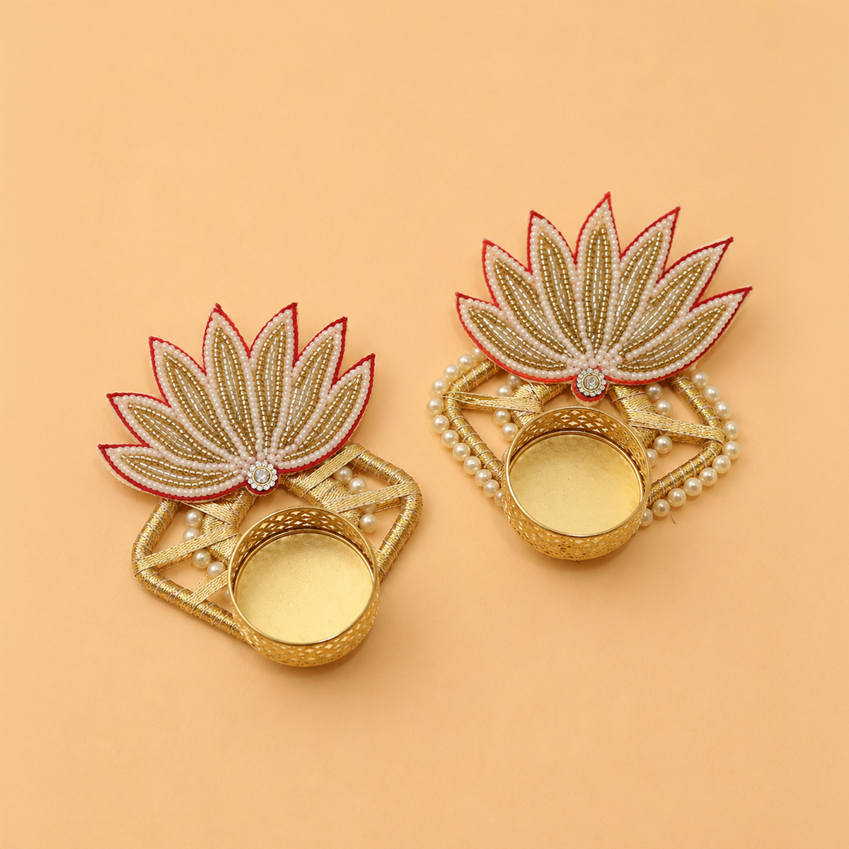 Lotus Patch Tea Light Set of 2