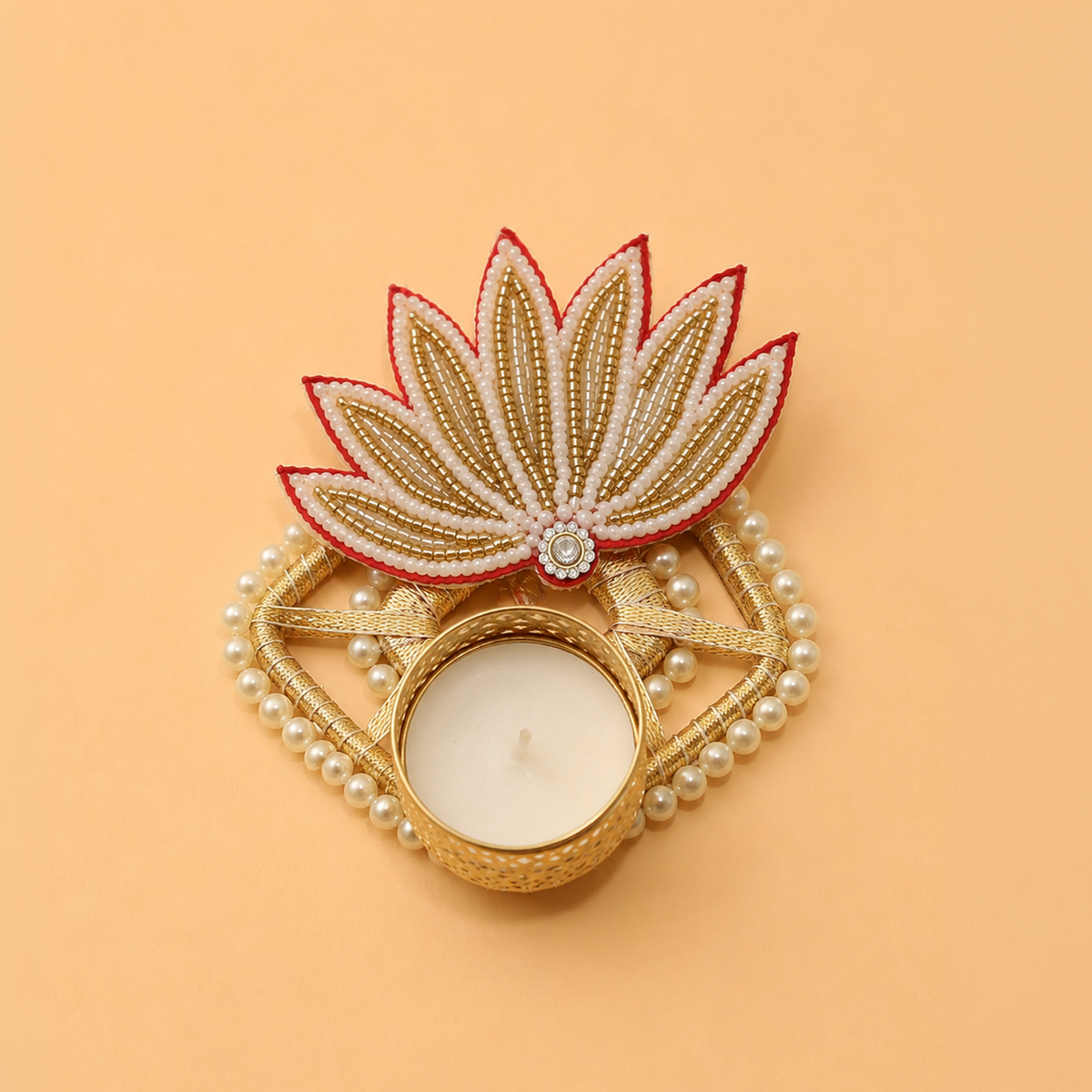 Lotus Patch Tea Light Set of 2