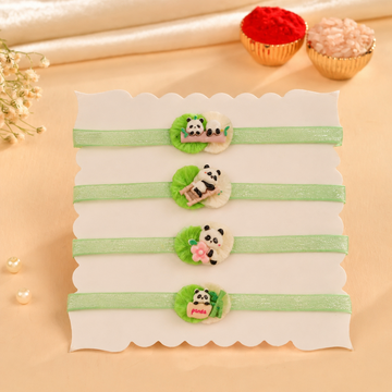 Kids Panda Rakhi (Set of 4)