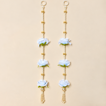 Blue Rose Flower Long hanging
