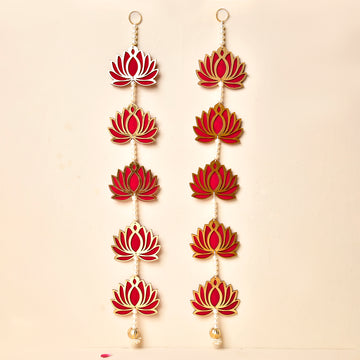 Mdf Lotus Long Door Hanging