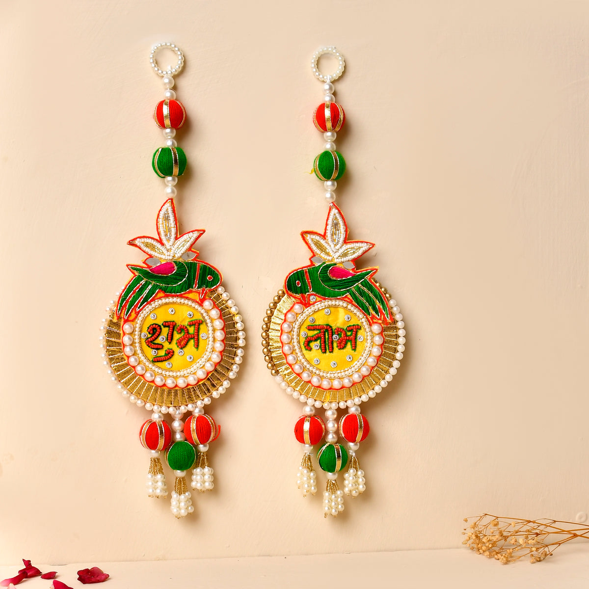 Traditional parrot shubh labh with beautiful parrot potli(gifting hampers)