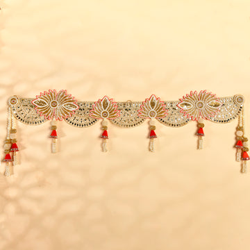 Shahi Red Pearl Toran