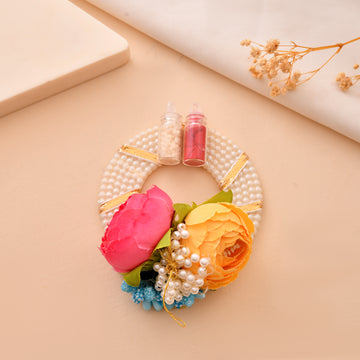 Floral Kumkum set