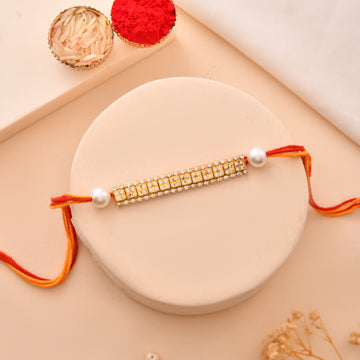 Zircon Stone Rakhi