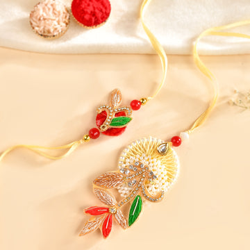 Beautiful Bhaiya Bhabhi Rakhi