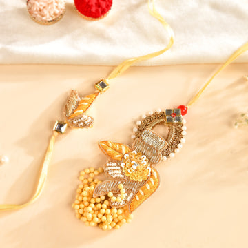 Traditional bBhaiya Bhabhi Pair rakhi