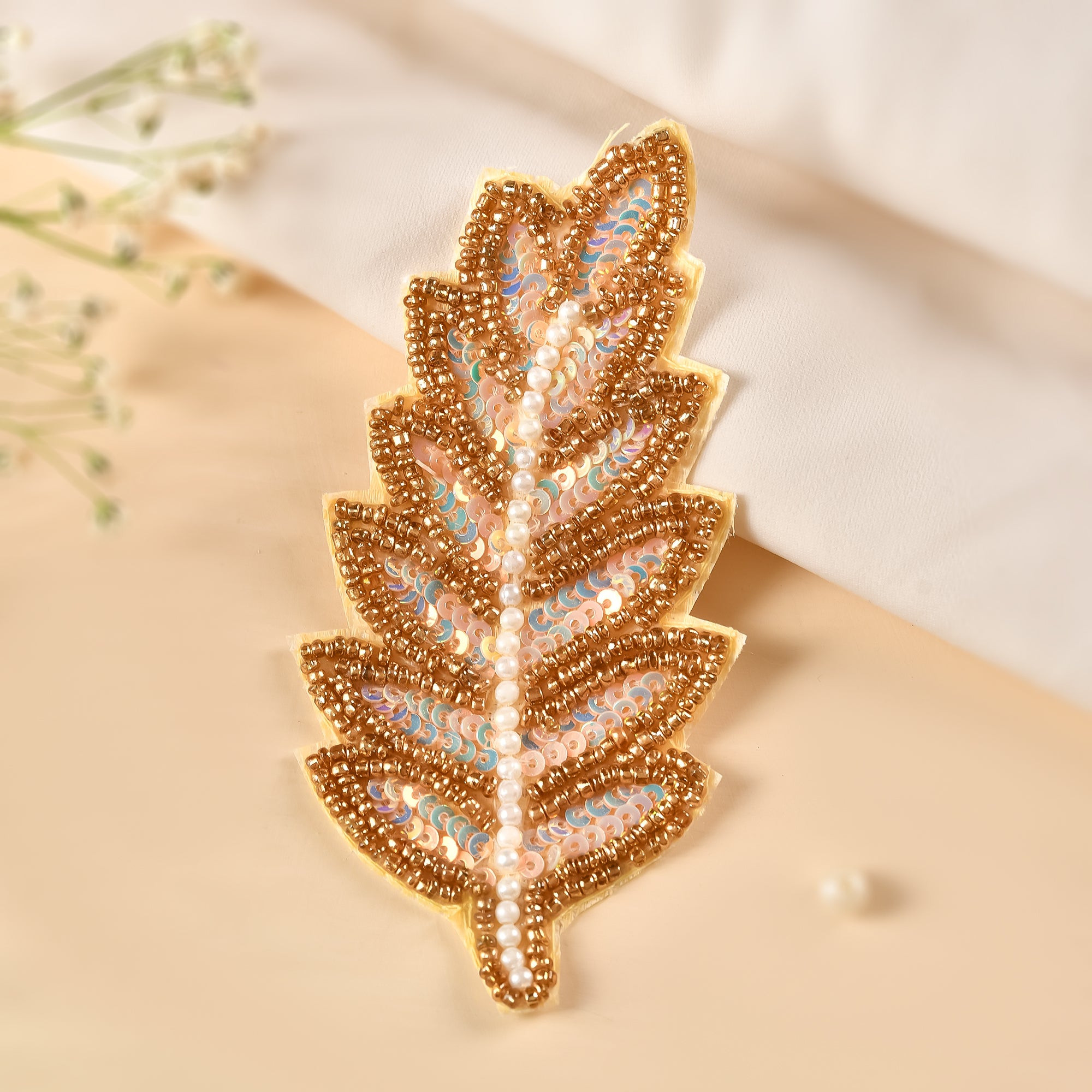 Fancy Leaf Patch set of 5
