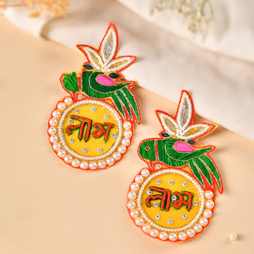 Parrot Shubh Labh Patch Pair