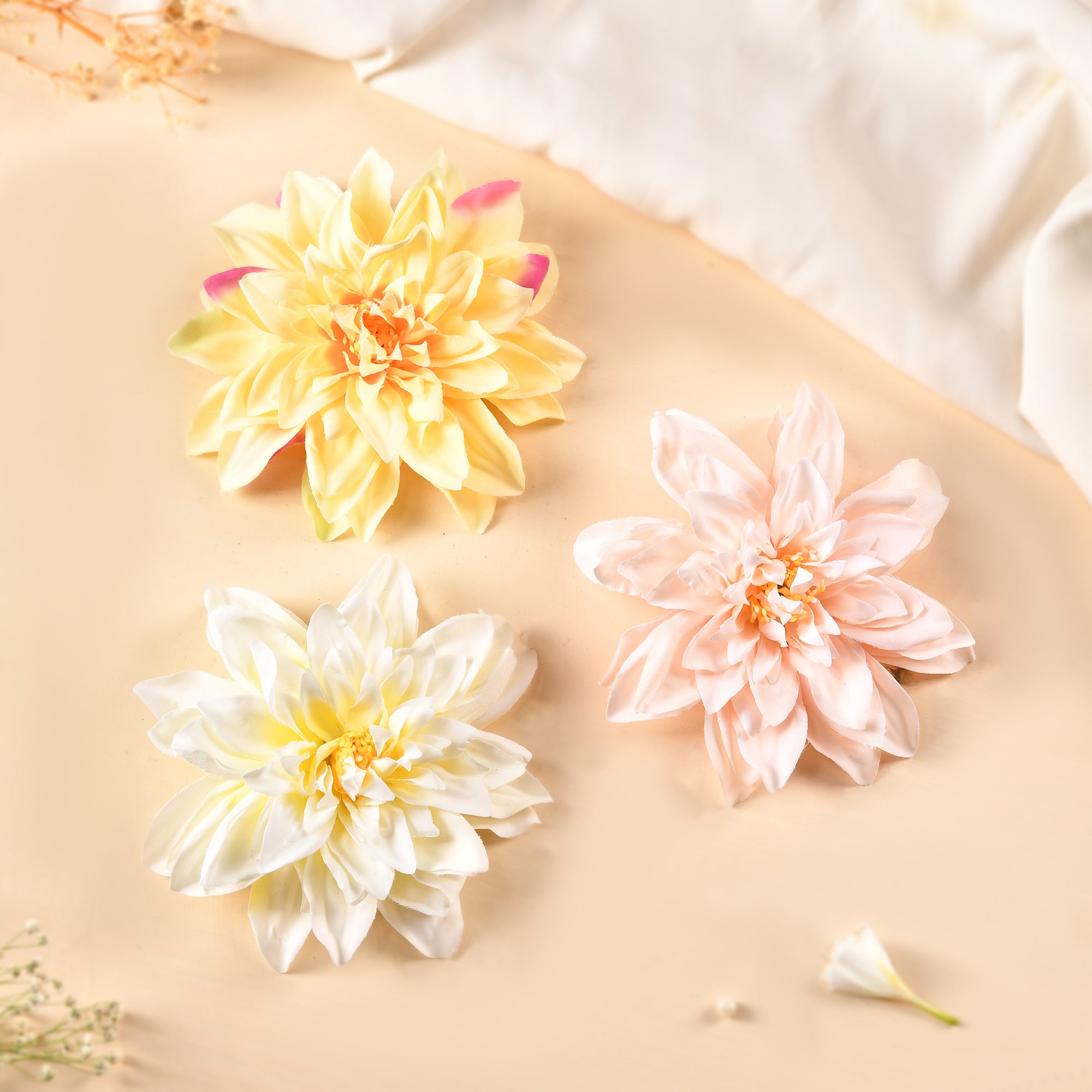 Artificial Dahlia Flower Set of 6