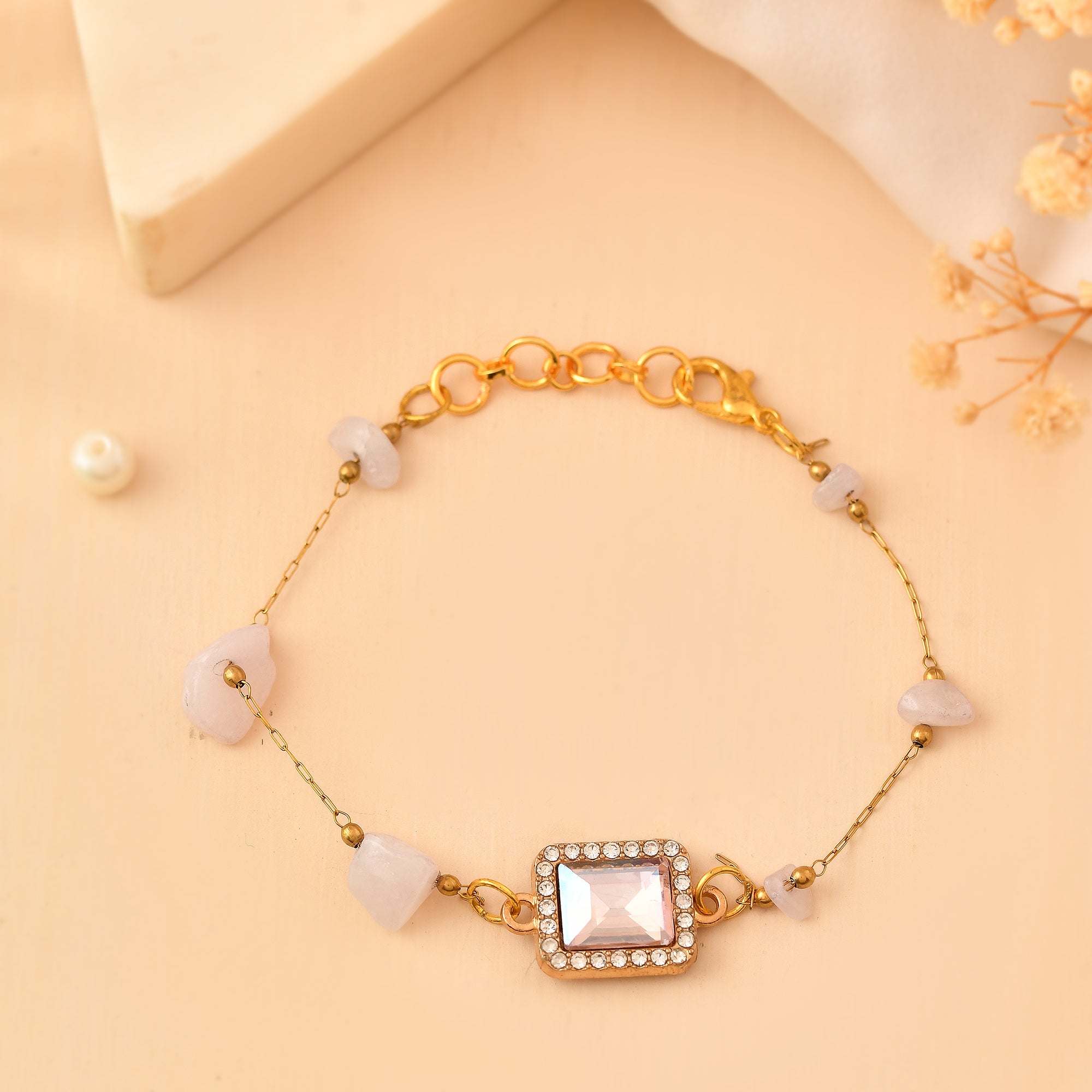 Stone Bracelet Rakhi