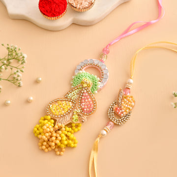 Pair rakhi For Bhaiya And Bhabhi