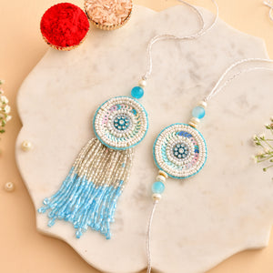Beautiful Bhaiya Bahbhi Pair Rakhi
