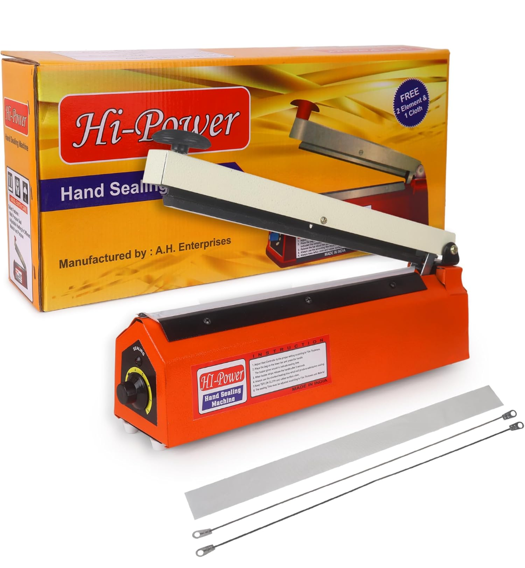 Hi-Power Sealing Machine for Food Packets, 12 Inch