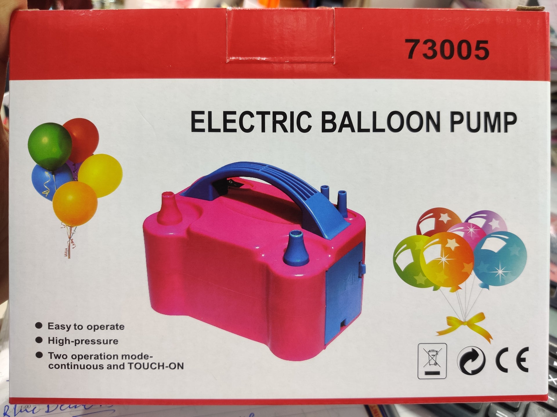 Electric Balloon Pump ,Portable Dual Nozzle Ballon Inflator for Latex Balloons